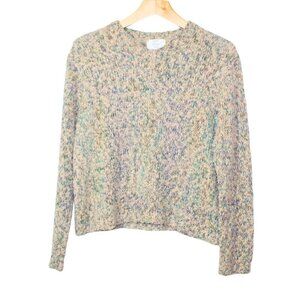 Y2K style One Step Up womens sweater size M marled knit slight crop boxy fit